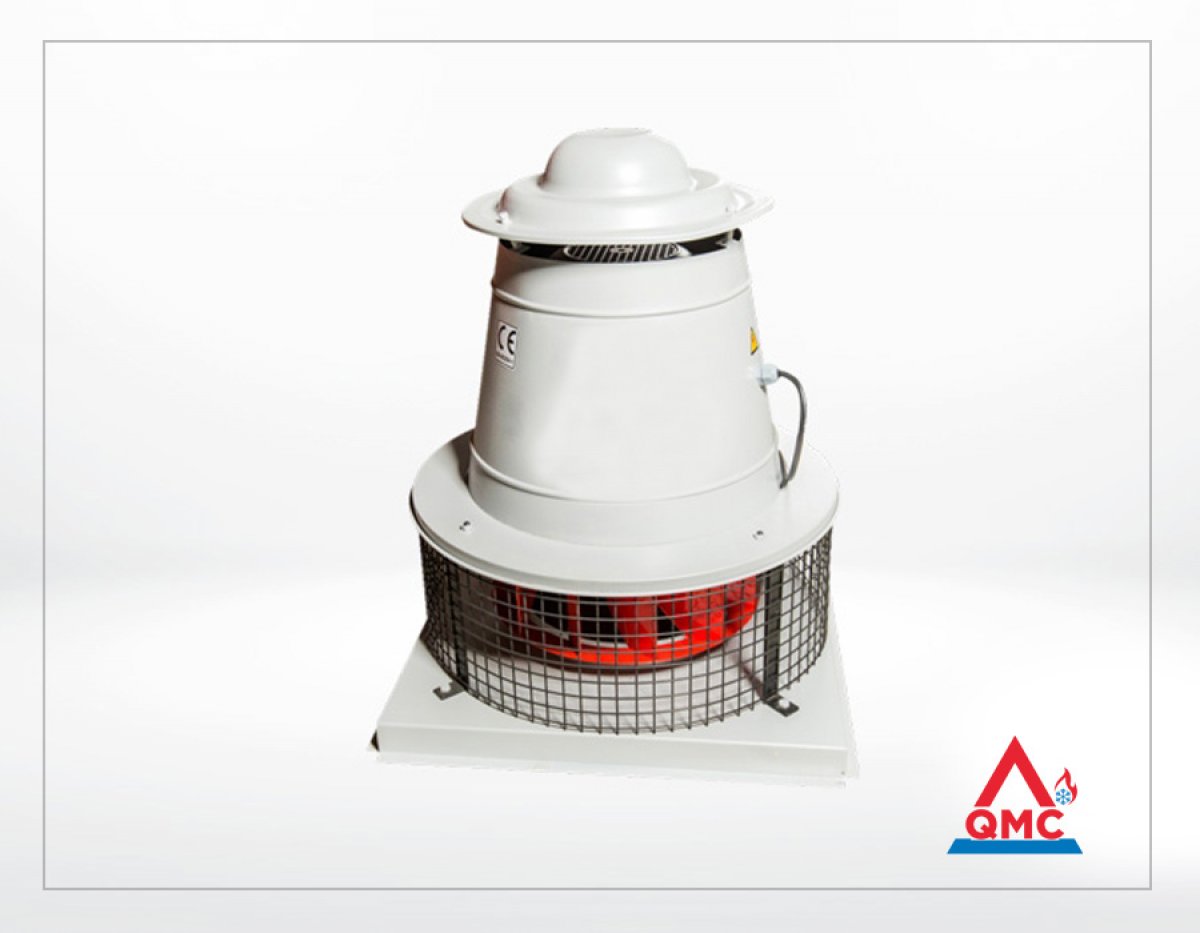 Horizontal Throw Roof Type Fan Outside Airflow